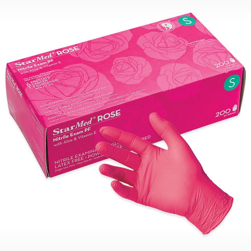 StarMed® ROSE Nitrile Gloves