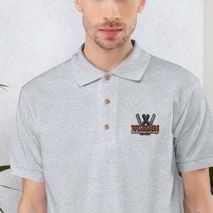 Woburn Barbershop Embroidered Polo Shirt