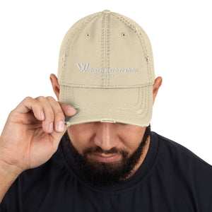 Woburn Barbershop ’20 Distressed Dad Hat