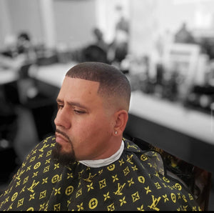 Premium Designer Barber Cape Hook Closure