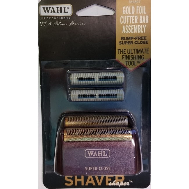 WAHL 5 STAR SHAVER SUPER CLOSE REPLACEMENT FOIL WITH CUTTER (RED) 7031-100