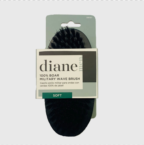 Diane D8167 100% Boar Military Brush Soft Bristles