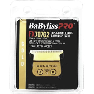 BaByliss Pro Gold Titanium 2.0 mm Deep Tooth Replacement T-Blade