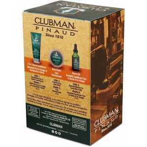 Clubman Pinaud Beard Grooming Kit 3 In 1