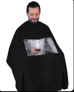 The Shave Factory Barber Cape with Window