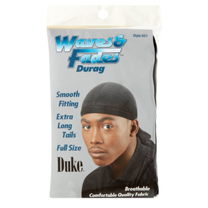 Duke Waves & Fades Black Durag