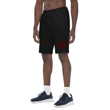 Load image into Gallery viewer, Maroon WB logo Men&#39;s fleece shorts