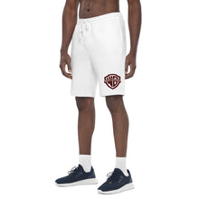 Load image into Gallery viewer, Maroon WB logo Men&#39;s fleece shorts