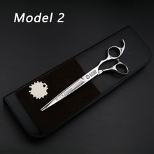 Load image into Gallery viewer, 7 inch Professional Hair Cutting Scissors hairdressing Barber Salon Pet dog grooming Shears BK035