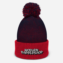 Load image into Gallery viewer, Woburn Barbershop Multi-Color Pom-Pom Beanie